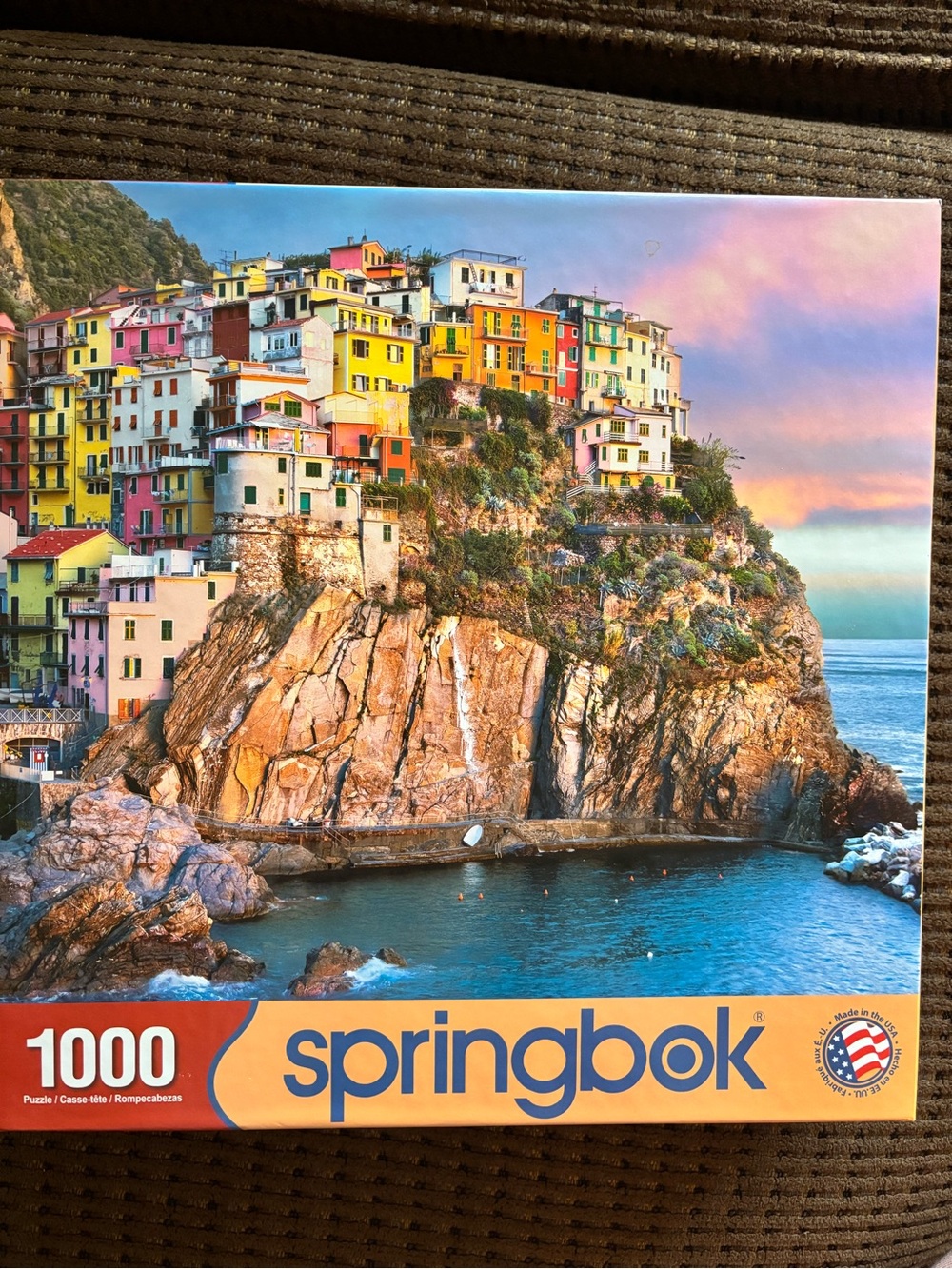 Springbok Colorful Seaside Village Puzzle NIB